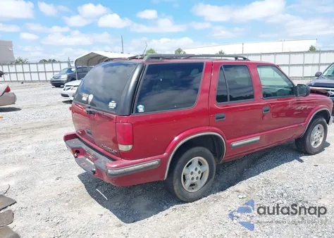 1999 Chevrolet Blazer Ls from USA, damaged, VIN 1GNDT13W0X2222414